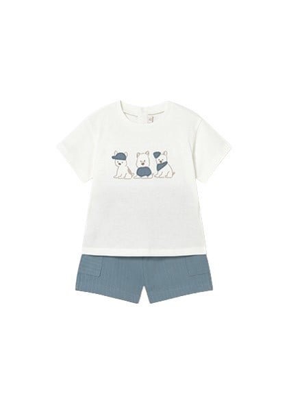 Mayoral Erkek Bebek Şort Tshirt