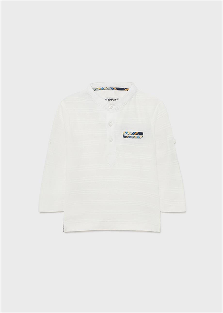 Mayoral Erkek Bebek Uzun Kollu Cep Detaylı T-Shirt