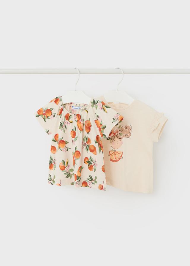 Mayoral Kız Bebek 2'li Tshirt