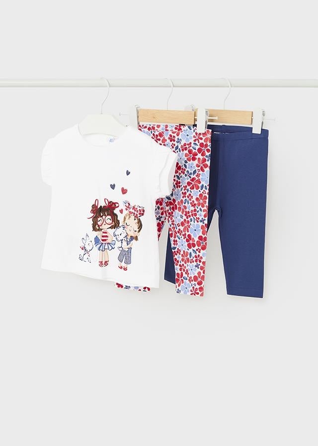 Mayoral Kız Bebek 3'lü Tayt Tshirt Set