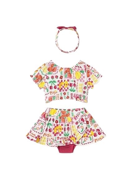 Mayoral Kız Bebek Etek Bluz Set