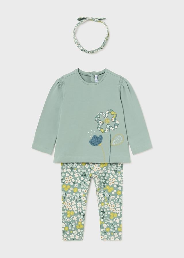 Mayoral Kız Bebek Tayt Tshirt  Set