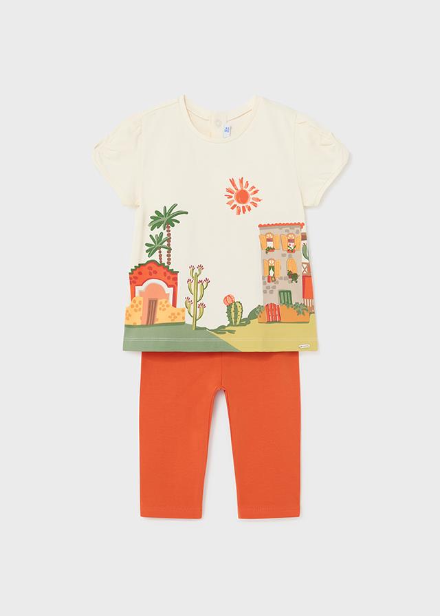 Mayoral Kız Bebek Tayt Tshirt Set