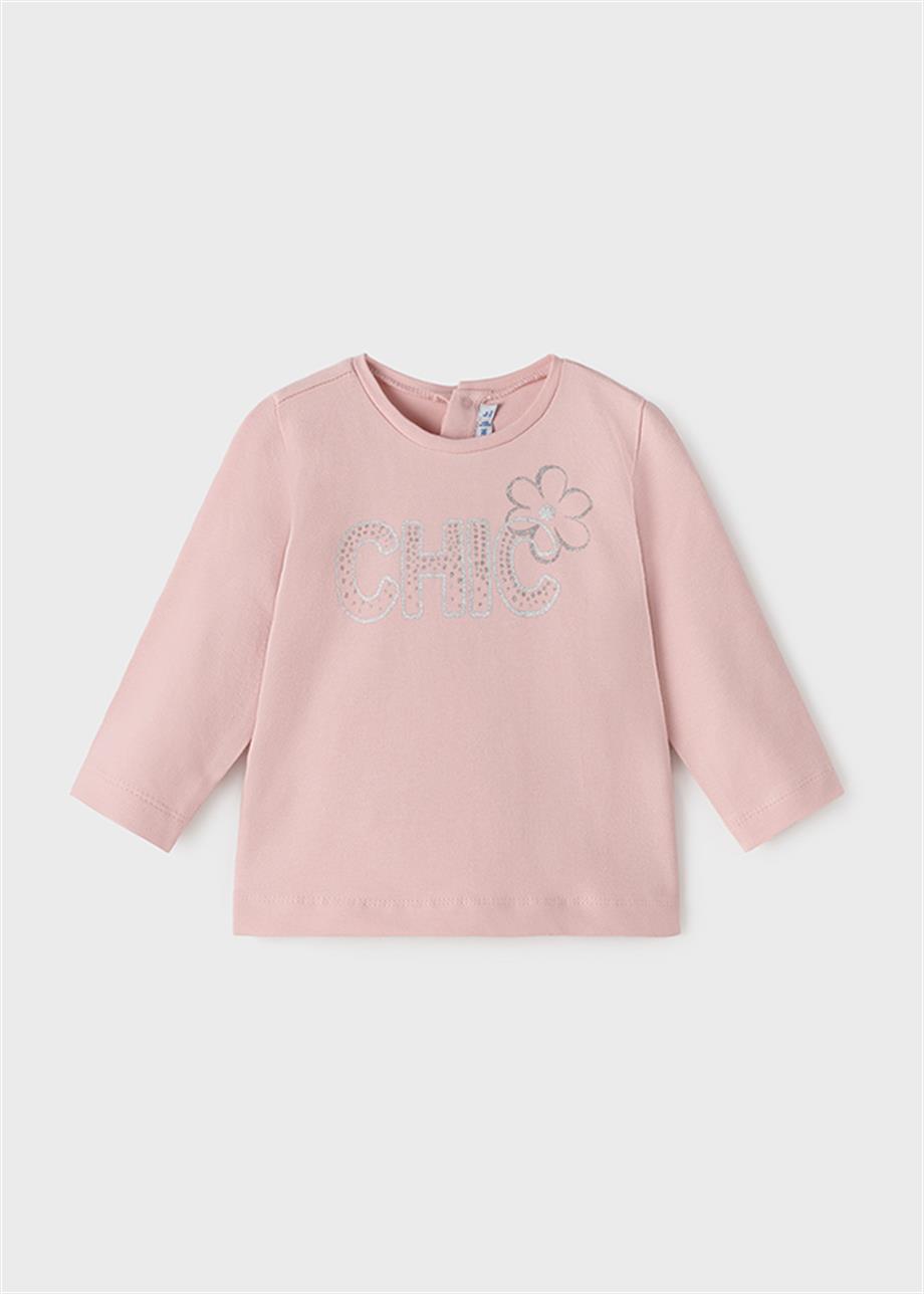 Mayoral Kız Bebek Uzun Kollu Basic T-Shirt