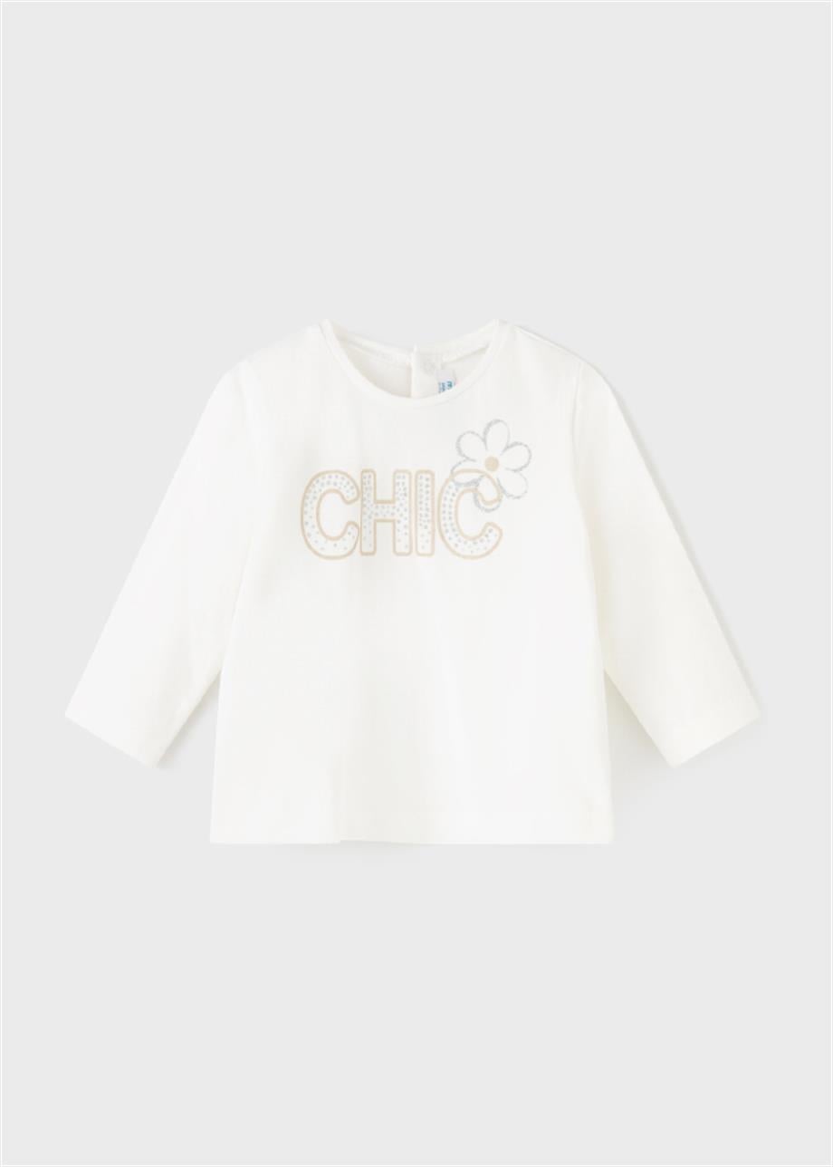 Mayoral Kız Bebek Uzun Kollu Basic T-Shirt