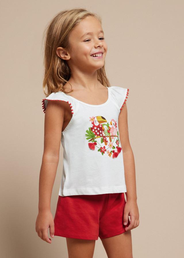 Mayoral Kız Çocuk Şort Tshirt Set