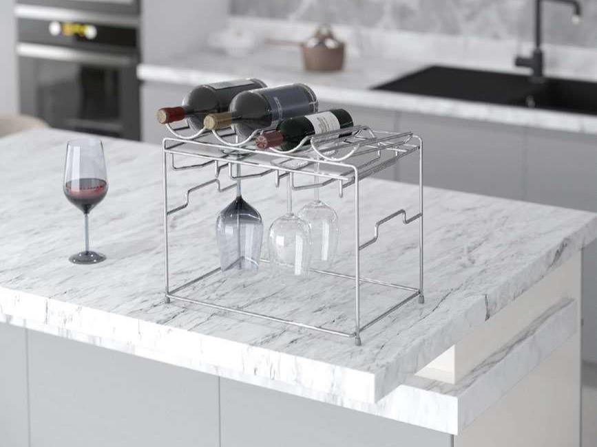 BOTTLE HOLDER & GLASS RACK