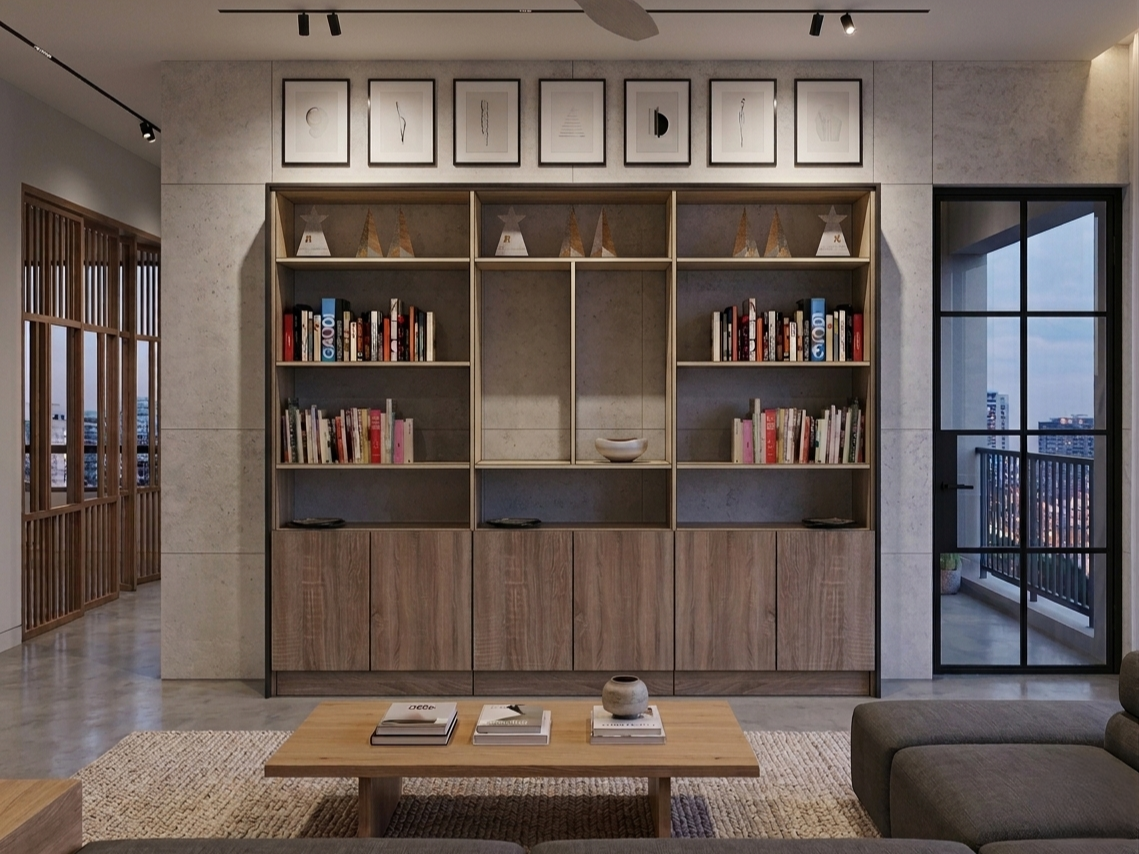 CLEMENT BOOKSHELF & LIBRARY 270x240