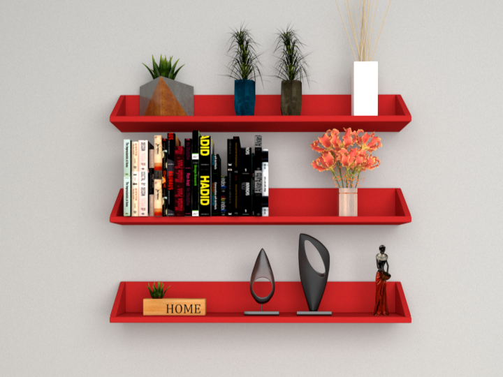 DESIRE FLOATING DOUBLE SHELF