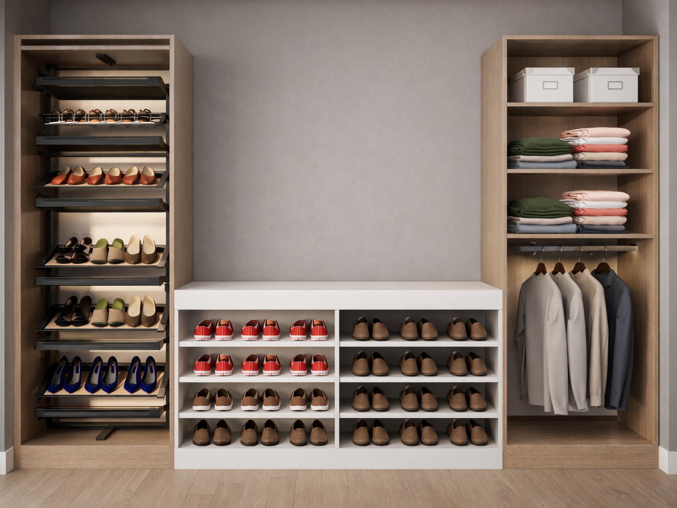 DUNA TURNING SHOE RACK WARDROBE