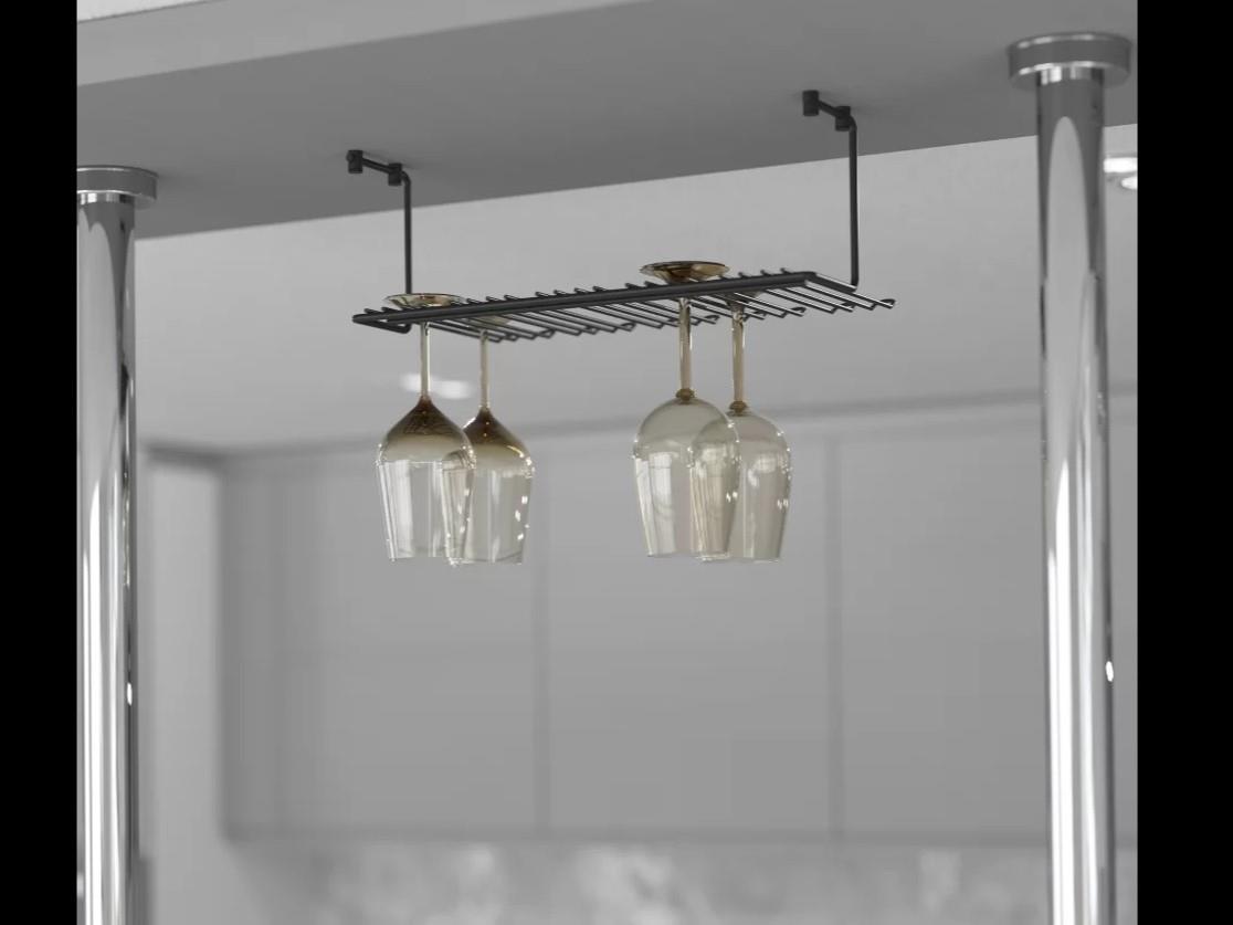 GLASS RACK ( 5 DIVISION)