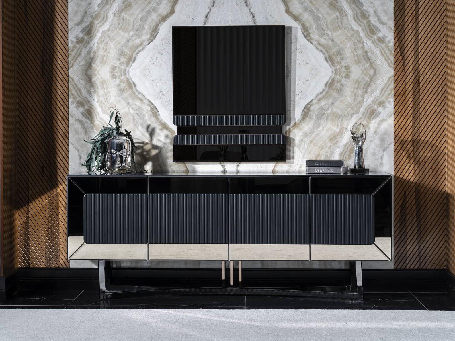 LION DINING CONSOLE & MIRROR