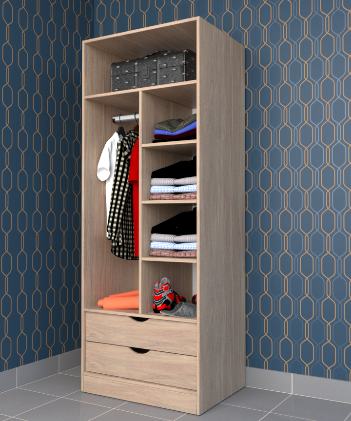 MAGIC 2DRW 125 3FS WARDROBE