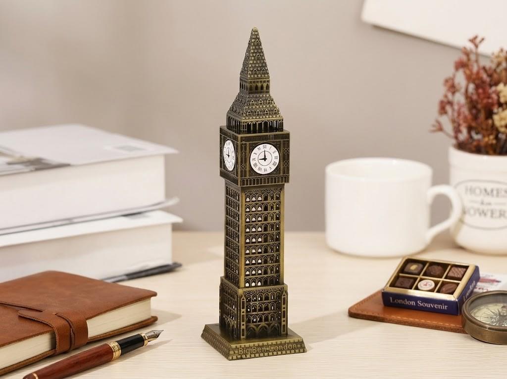 METAL BIG BEN TOWER ORNAMENT