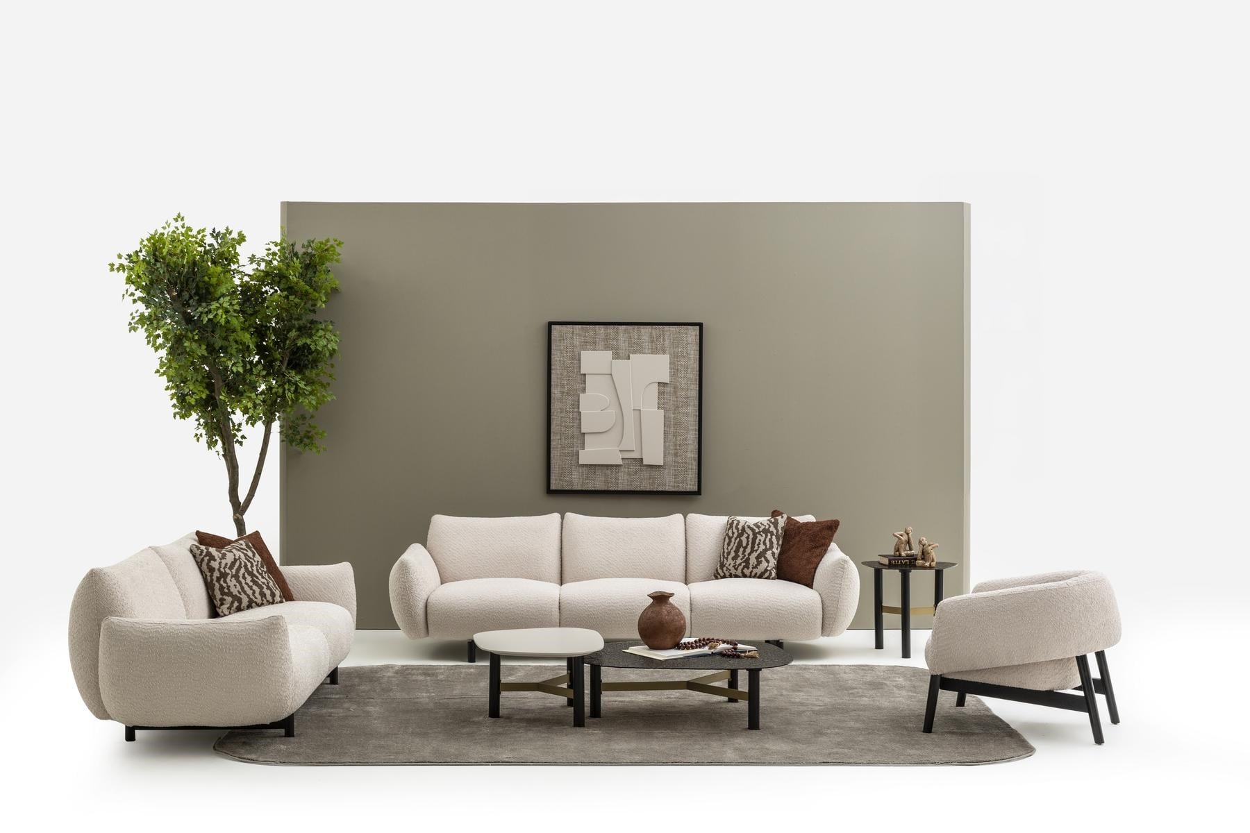 PETRA PATTERNED SOFA SET