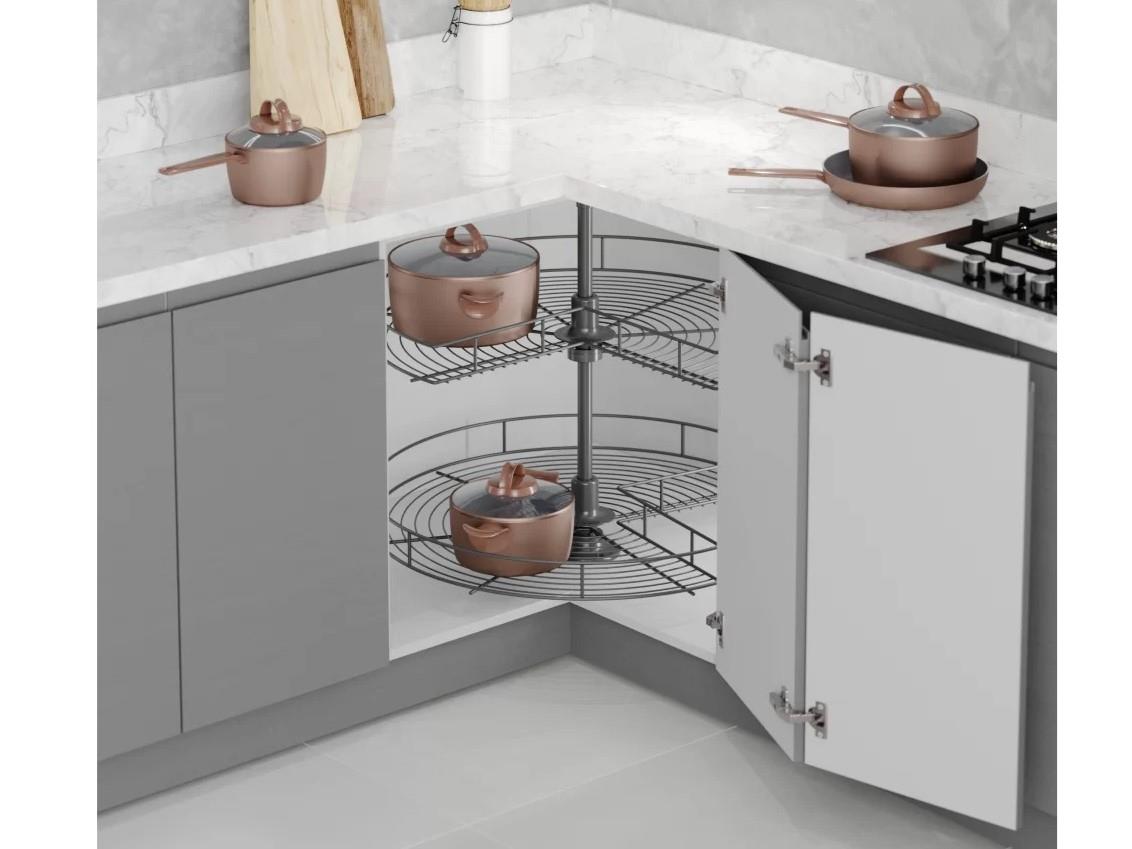 ¾ TURNING BASKET SET 90° CORNER