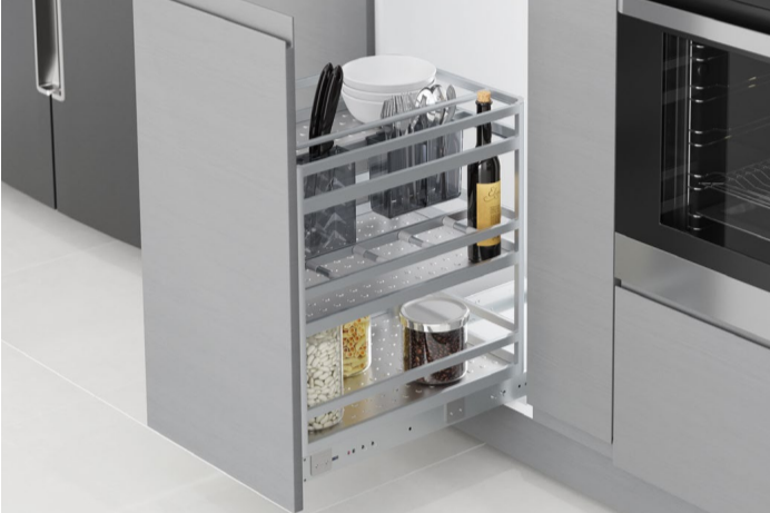 ALUM UNDER-WORKBENCH UNIT & DIVISION KNIFE-SPOON-BOTTLE 30D SC S-2821