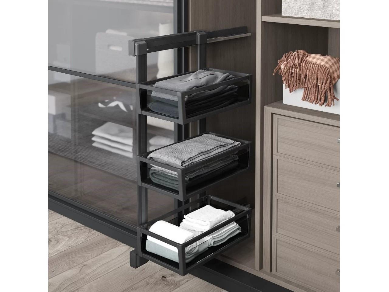 ALUMINUM TRIPLE BOX DRAWER SET