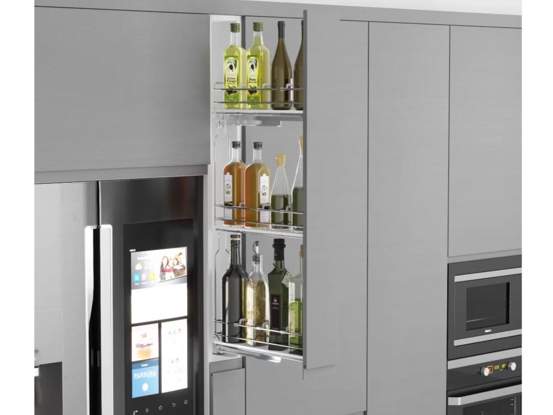 BOTTLE HOLDER & WOOD BOTTOM MASKET