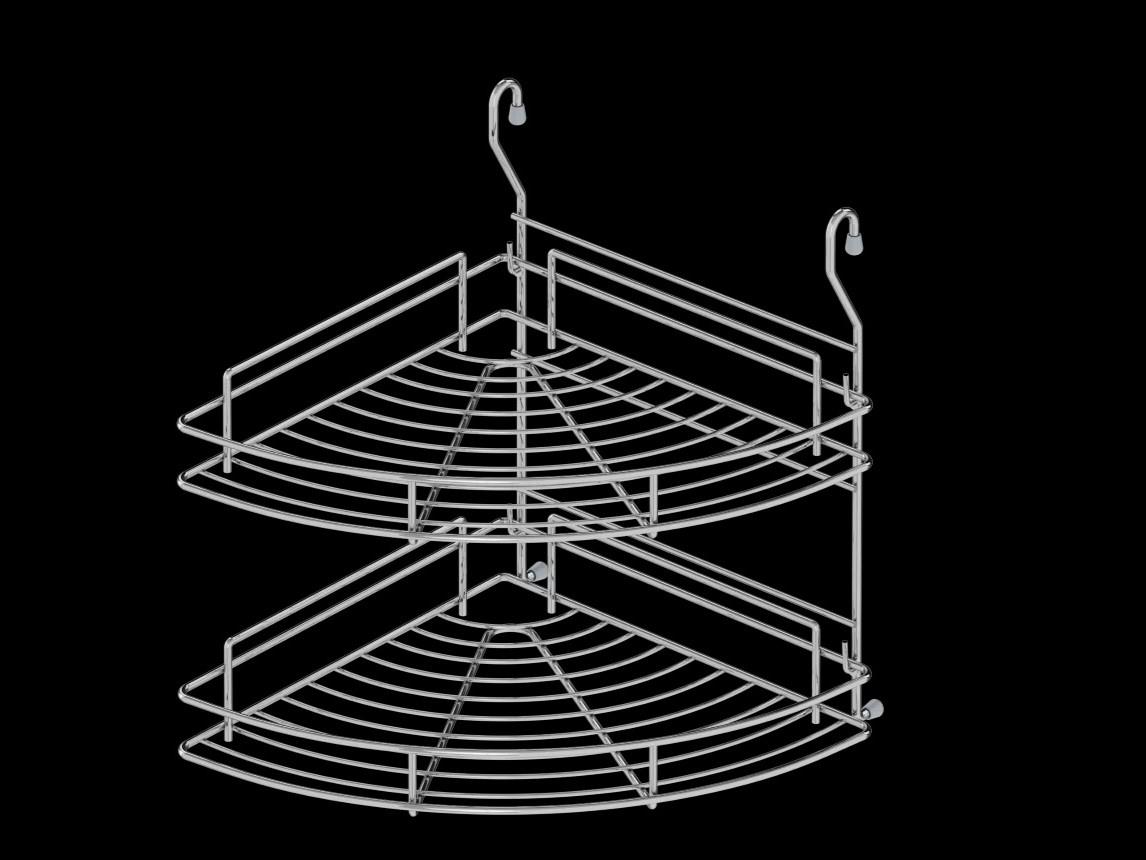 CLASSICAL CORNER SHELVES (2 DIVISION) S-4009C