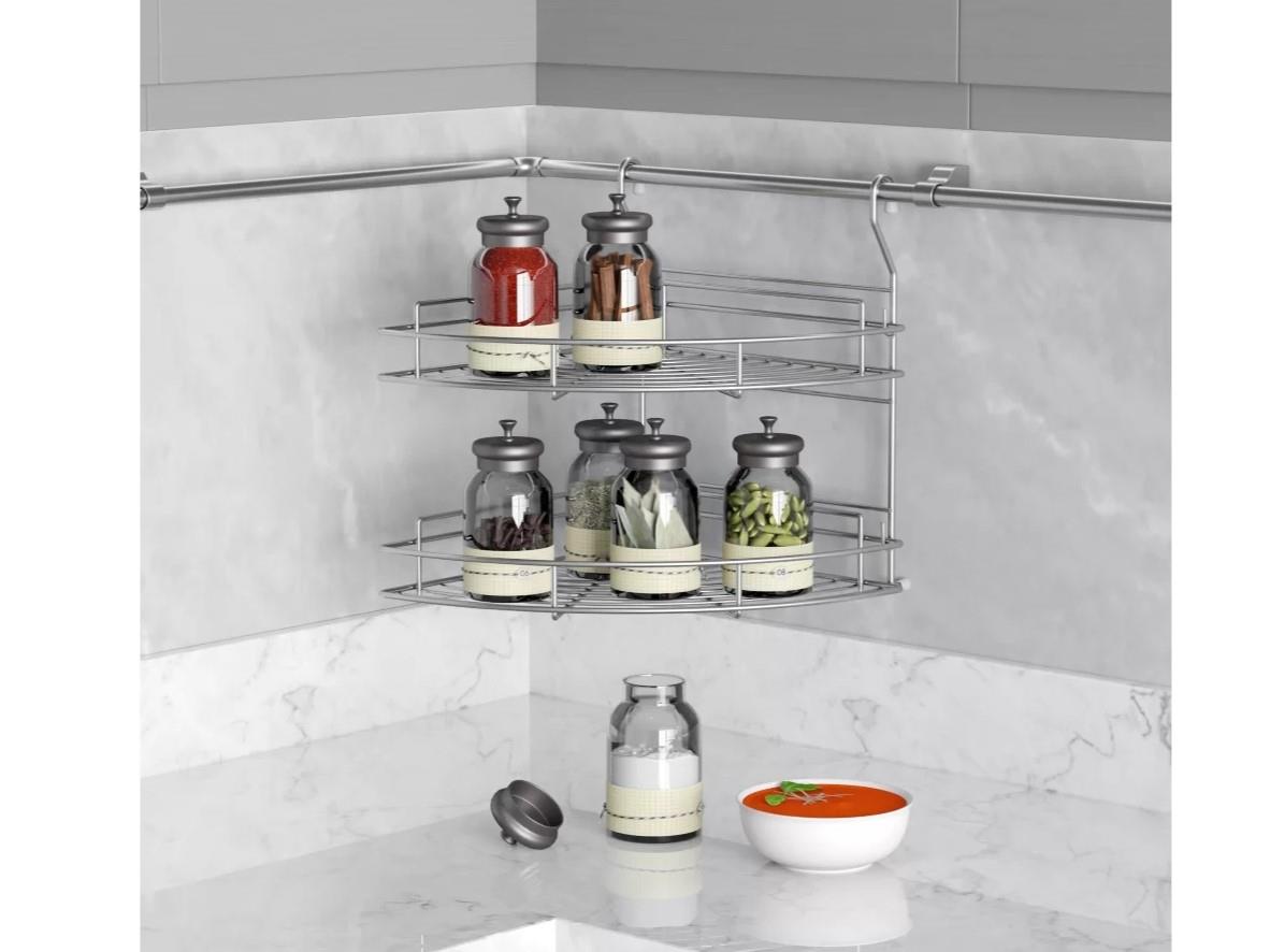 CLASSICAL CORNER SHELVES (2 DIVISION) SET