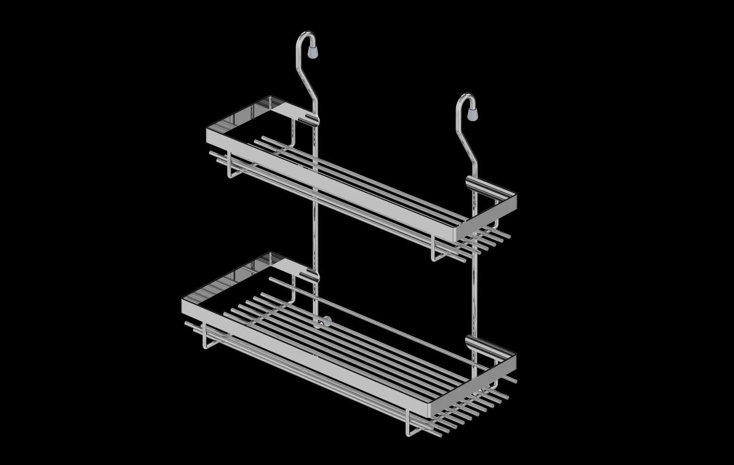 CLASSICAL SPICE SET & 1 BIG 1 SMALL SHELF S-4007C