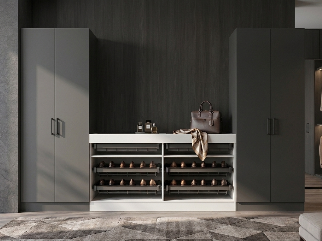 DUNA TURNING SHOE RACK & ORGANIZER & SHOE DRAWER WARDROBE