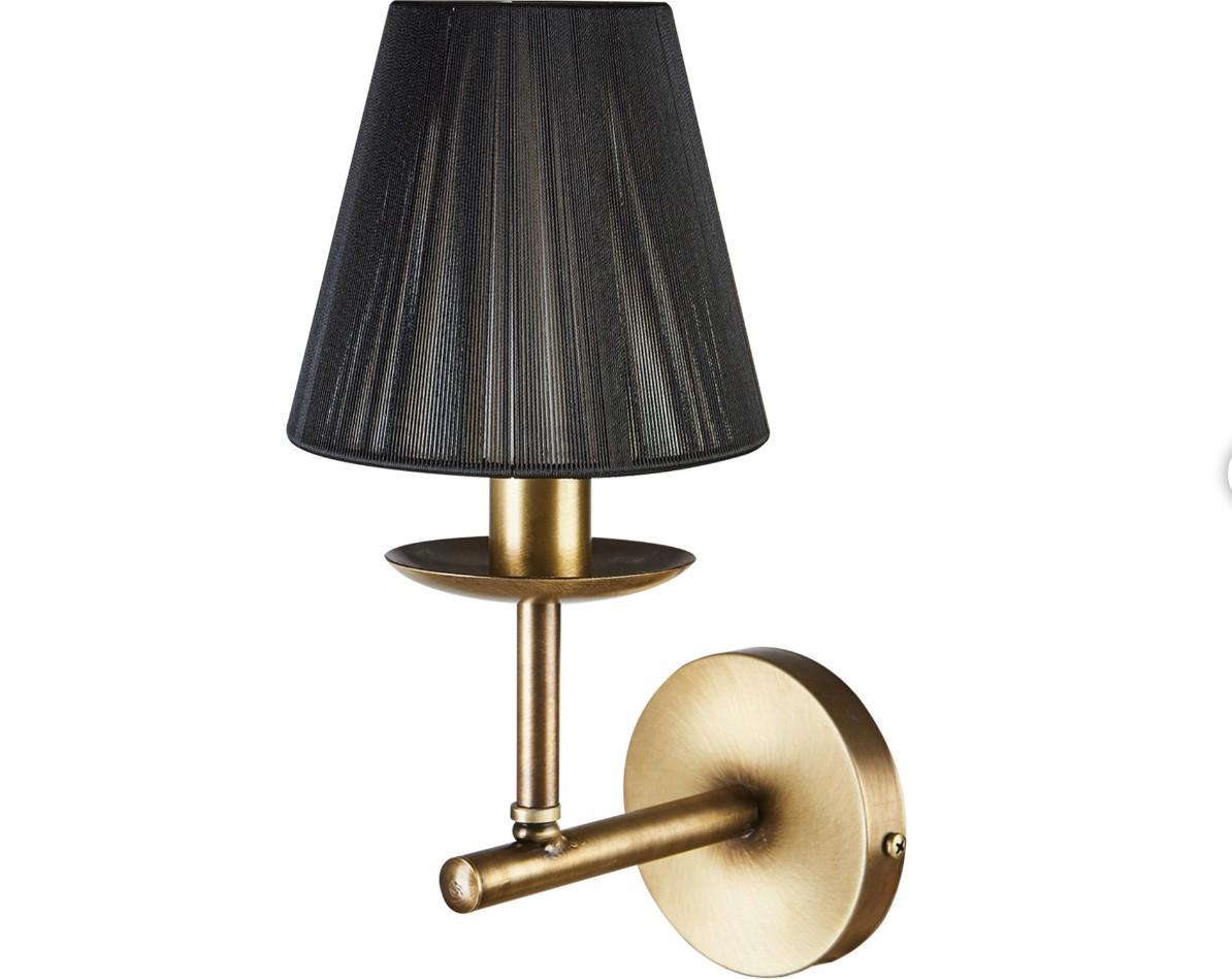 ESILA DECORATIVE WALL SCONCE & HAT ANTIQUE