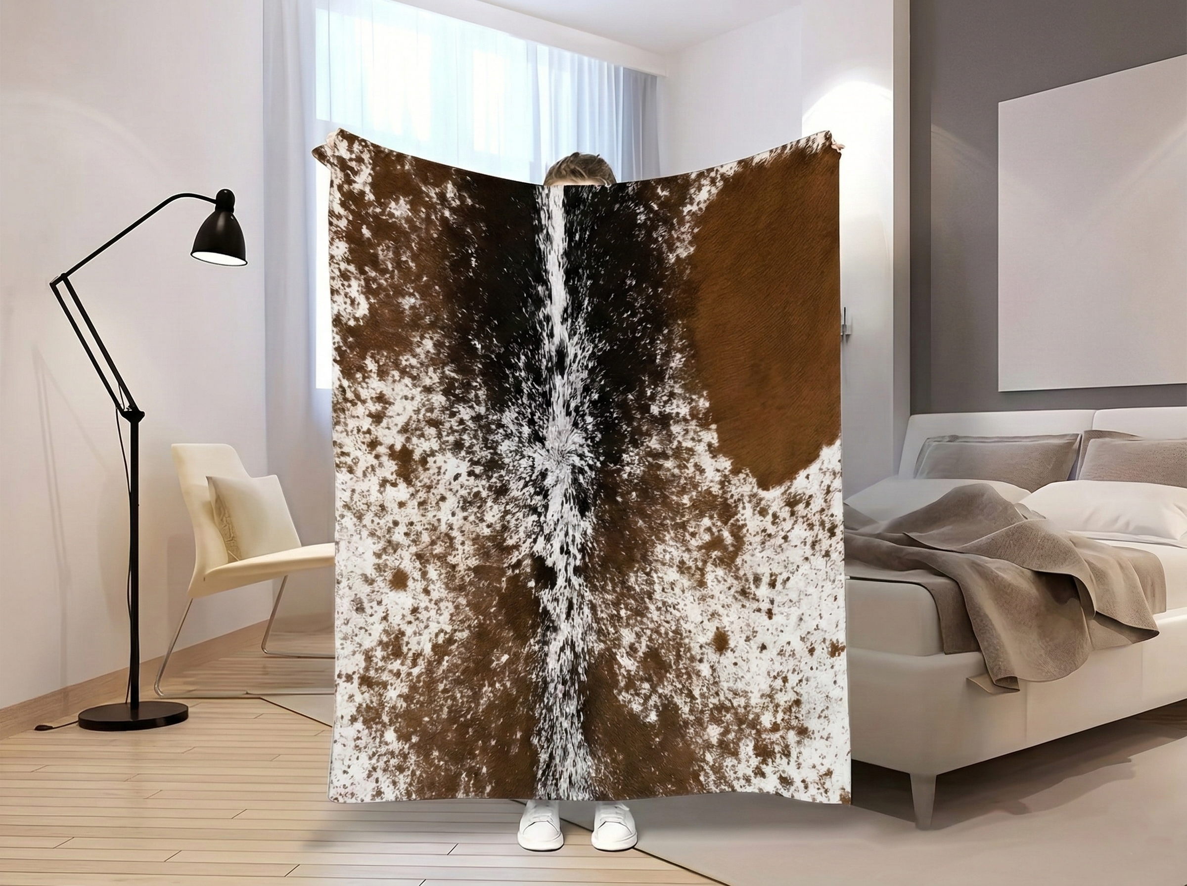 FLANNEL SOFA BLANKET 180x220