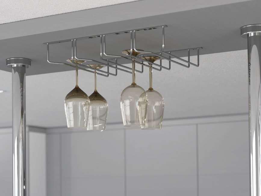GLASS RACK 355( 4 DIVISION) SET