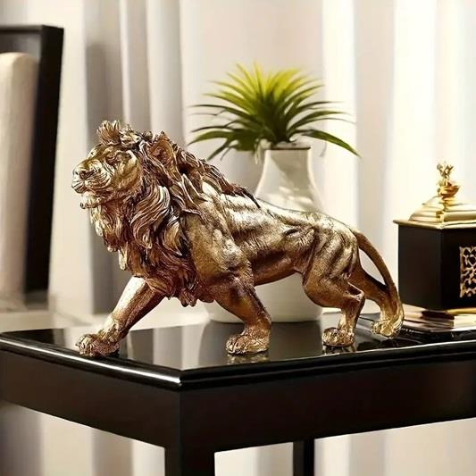 GOLDEN LION FIGURE    FT 308254