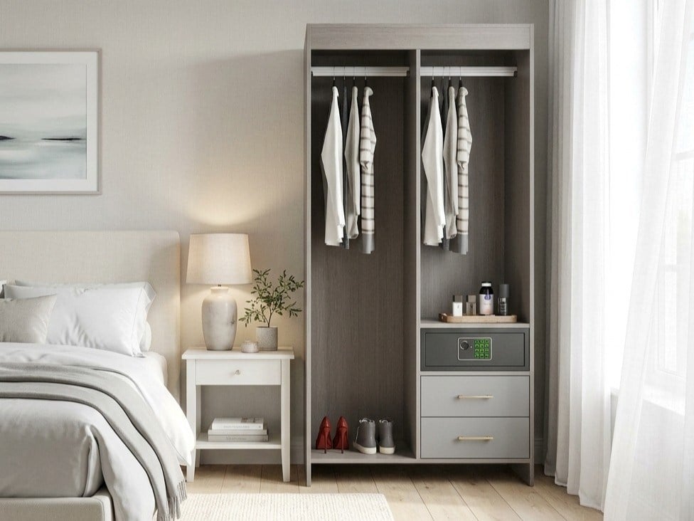 HANA HOTEL 120 SAFETY DRW WARDROBE & DOOR