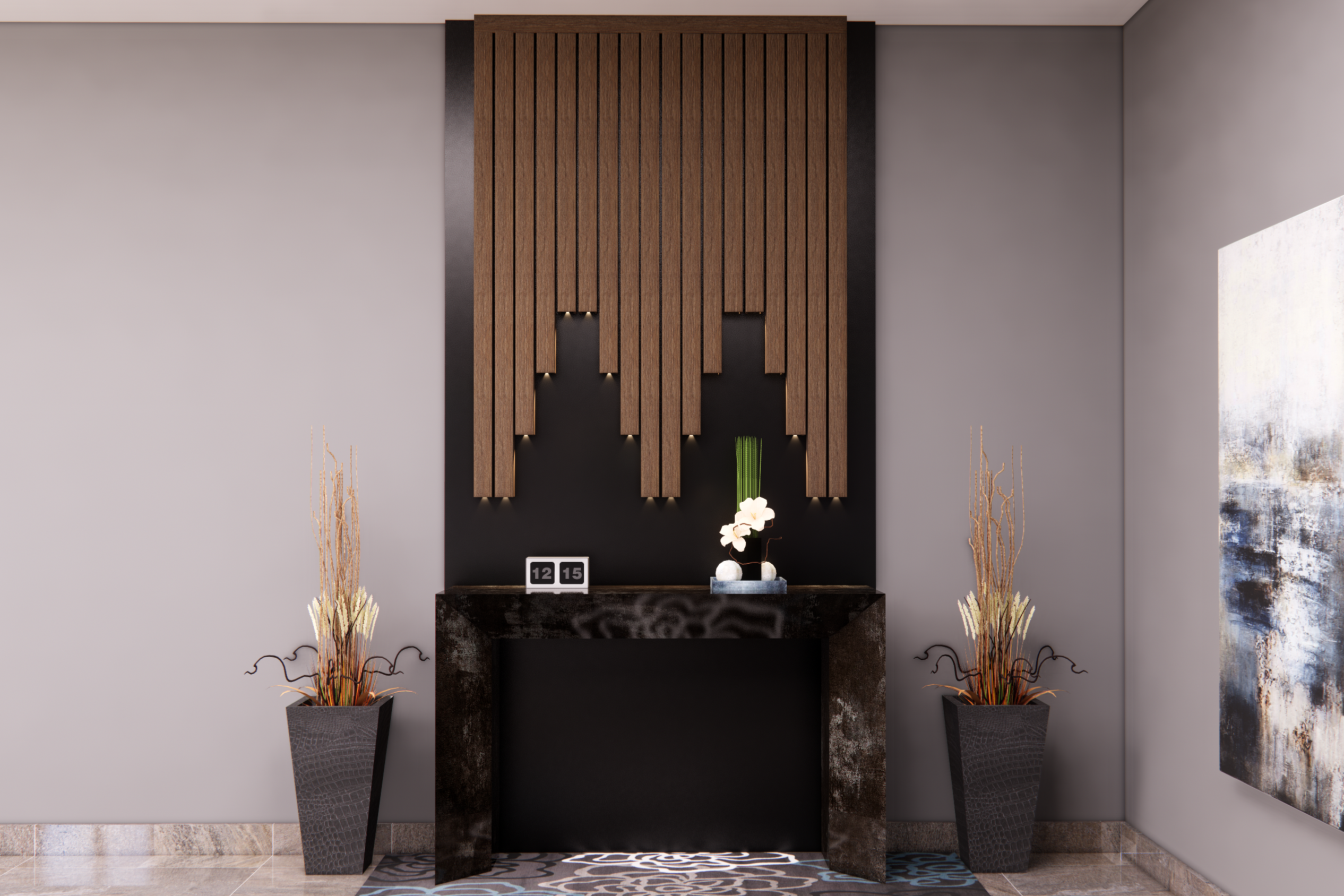 LOTISA WALL DECOR & LIGHT
