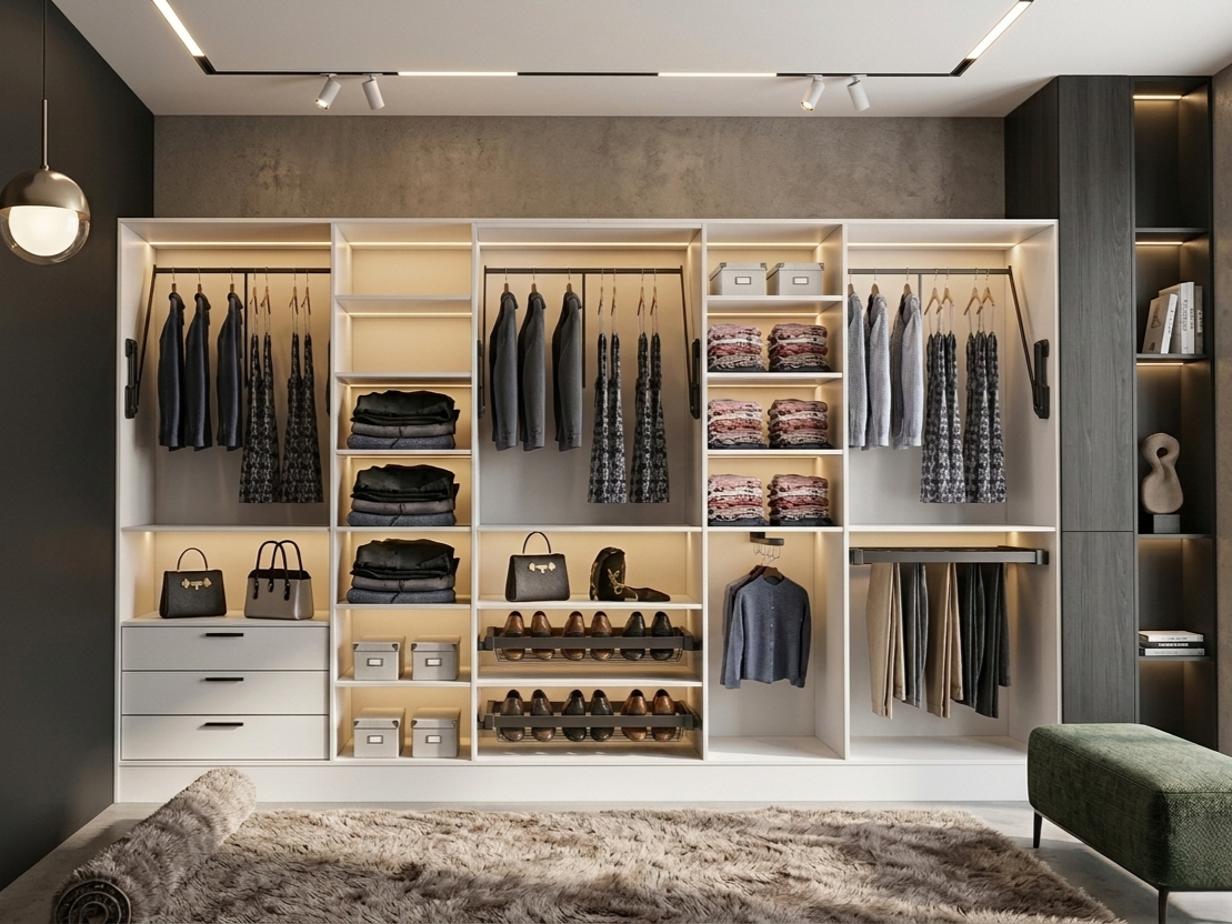 MANHATTAN 240x390 MALE CLOSET & ACCESSORIES