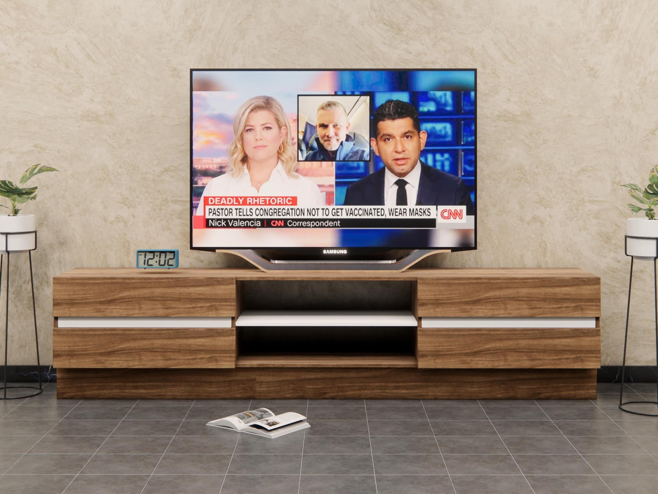 MILAN 180 4DRAWER TV STAND