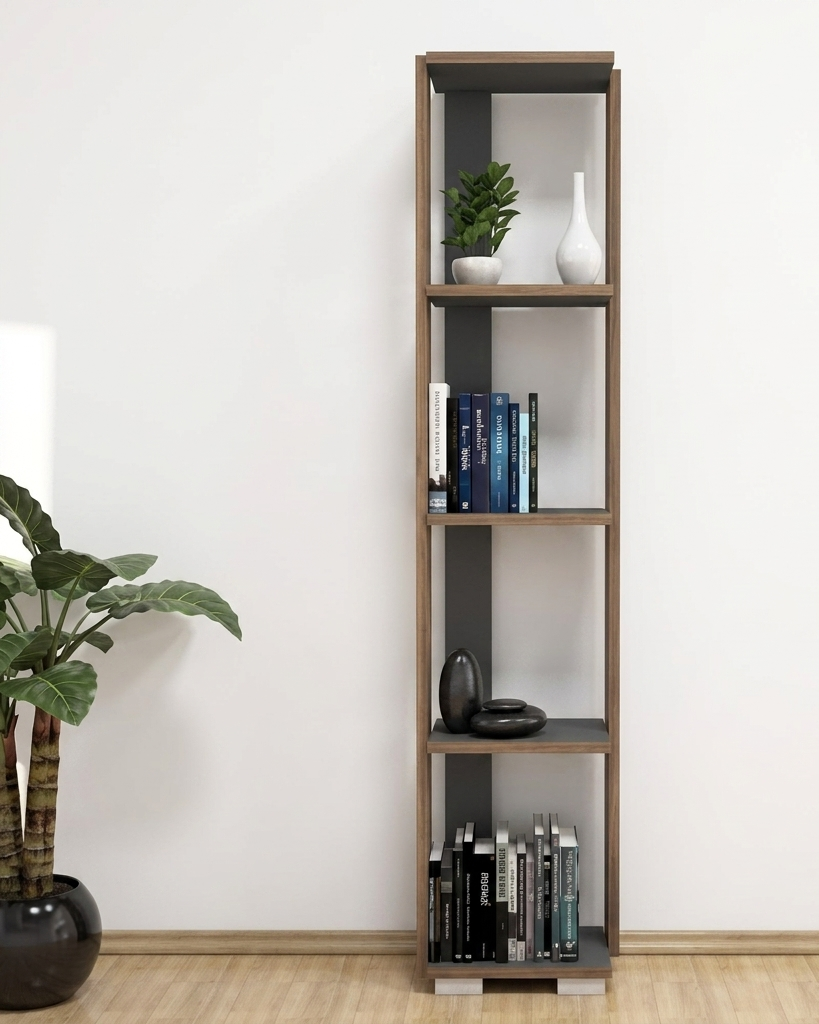 MINAR NEGRO 160x40x30 BOOKSHELF