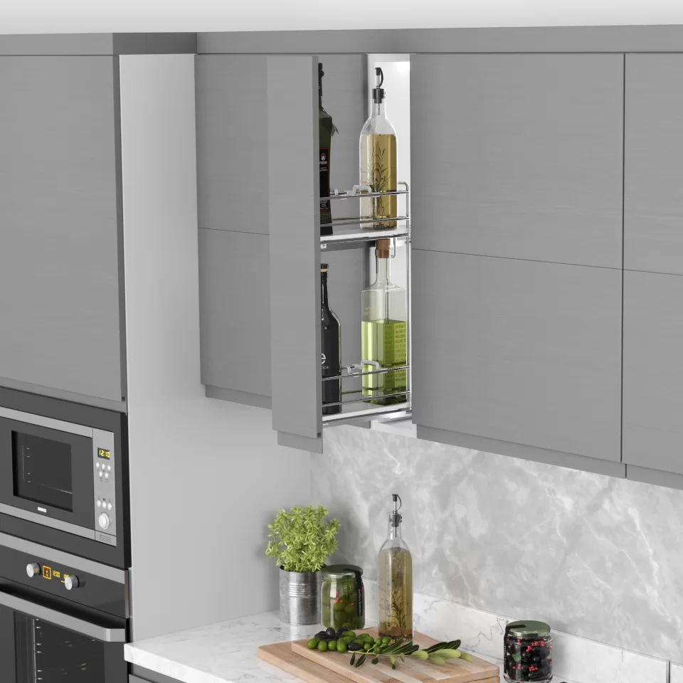 MINI BOTTLE HOLDER & WOODEN BOTTOM 15D