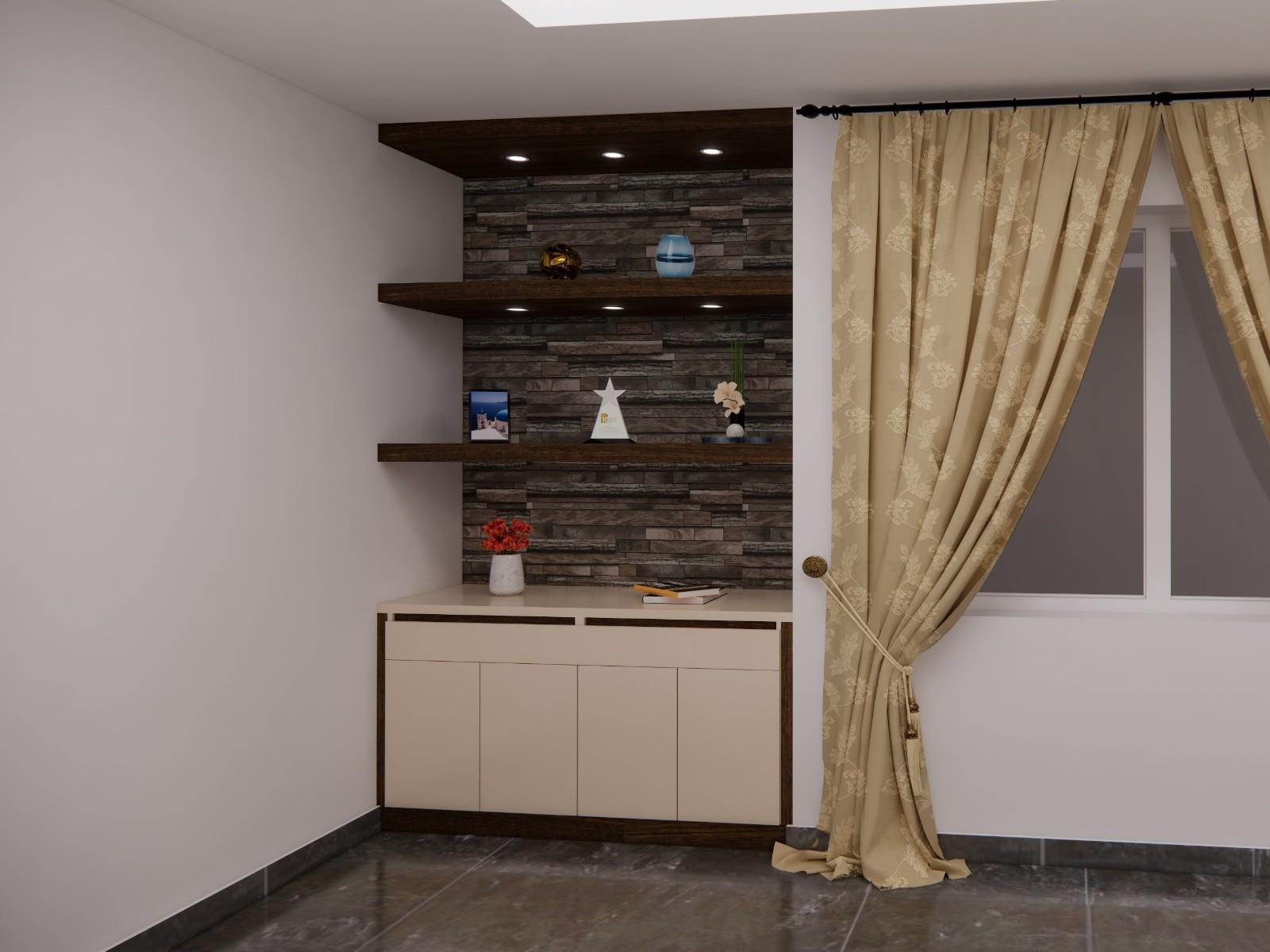 ONTARIO CONSOLE SHELF & SPOT LIGHTS