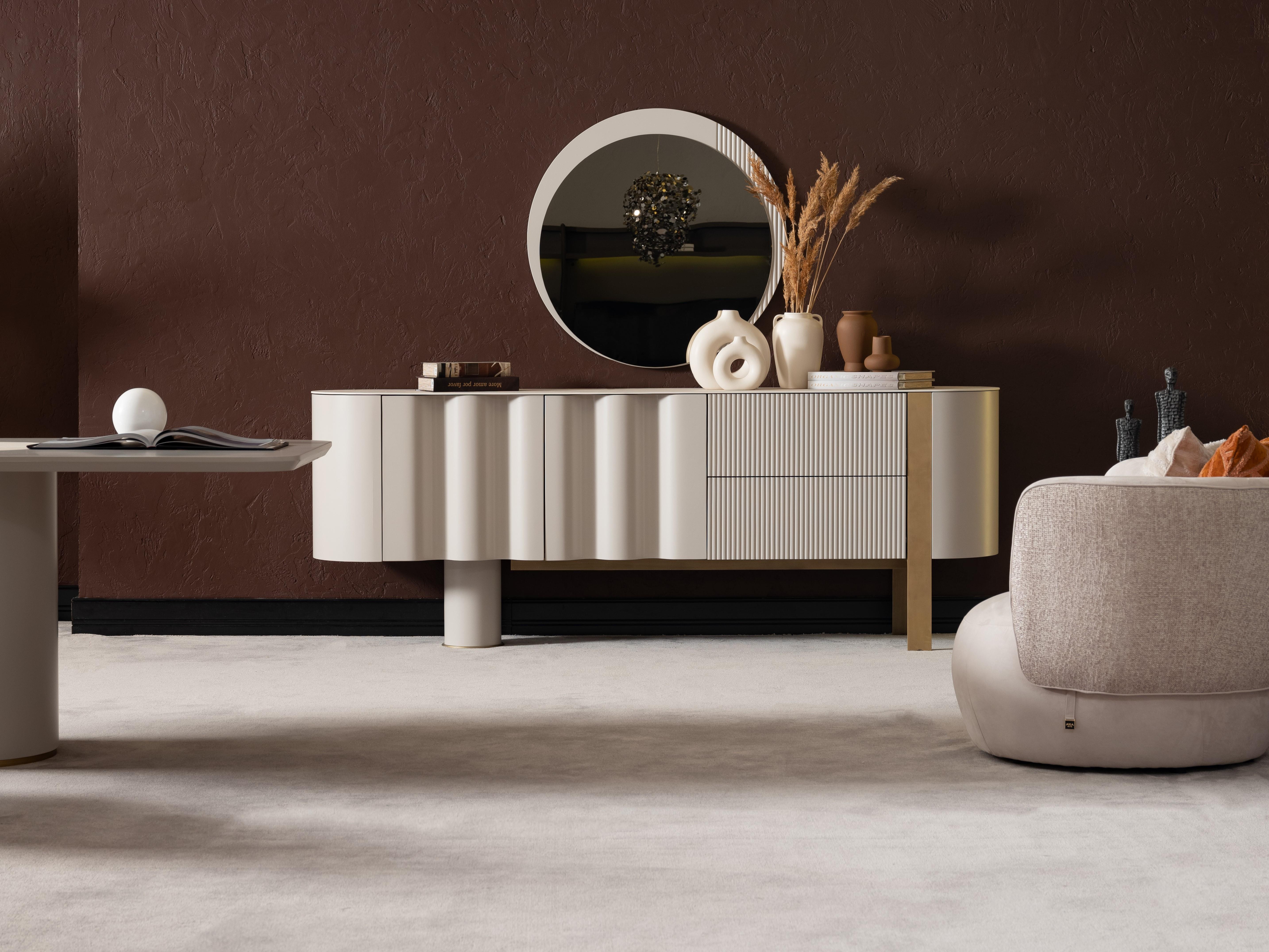 PORTO DINING CONSOLE &  MIRROR