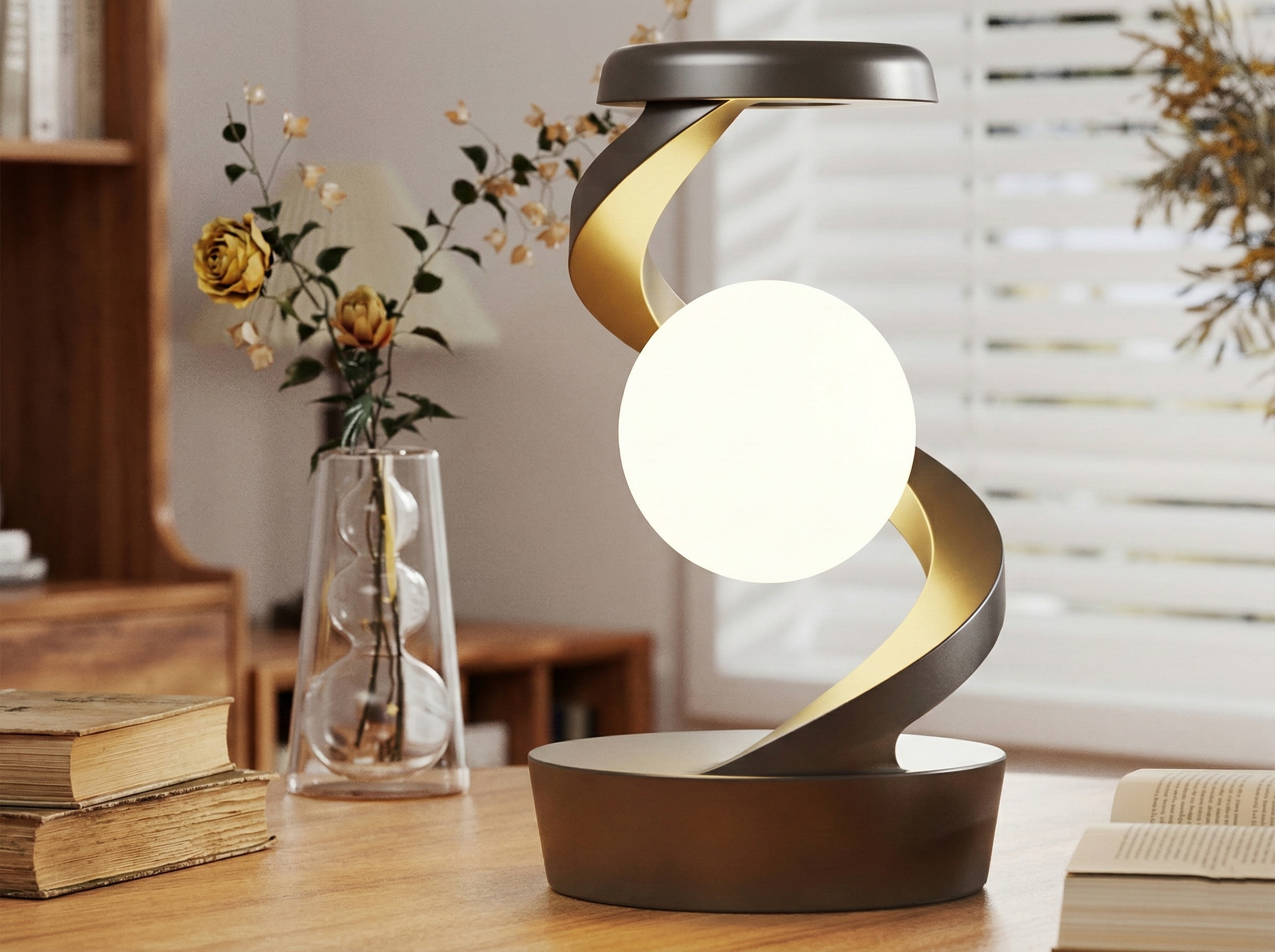 ROTATORY FLOOTING LAMP