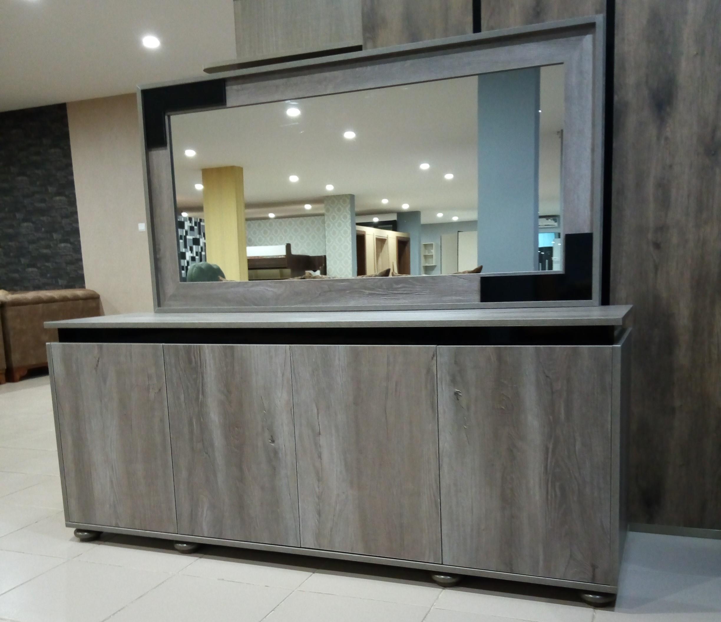 SPACE-X DINING CONSOLE & FRAME MIRROR