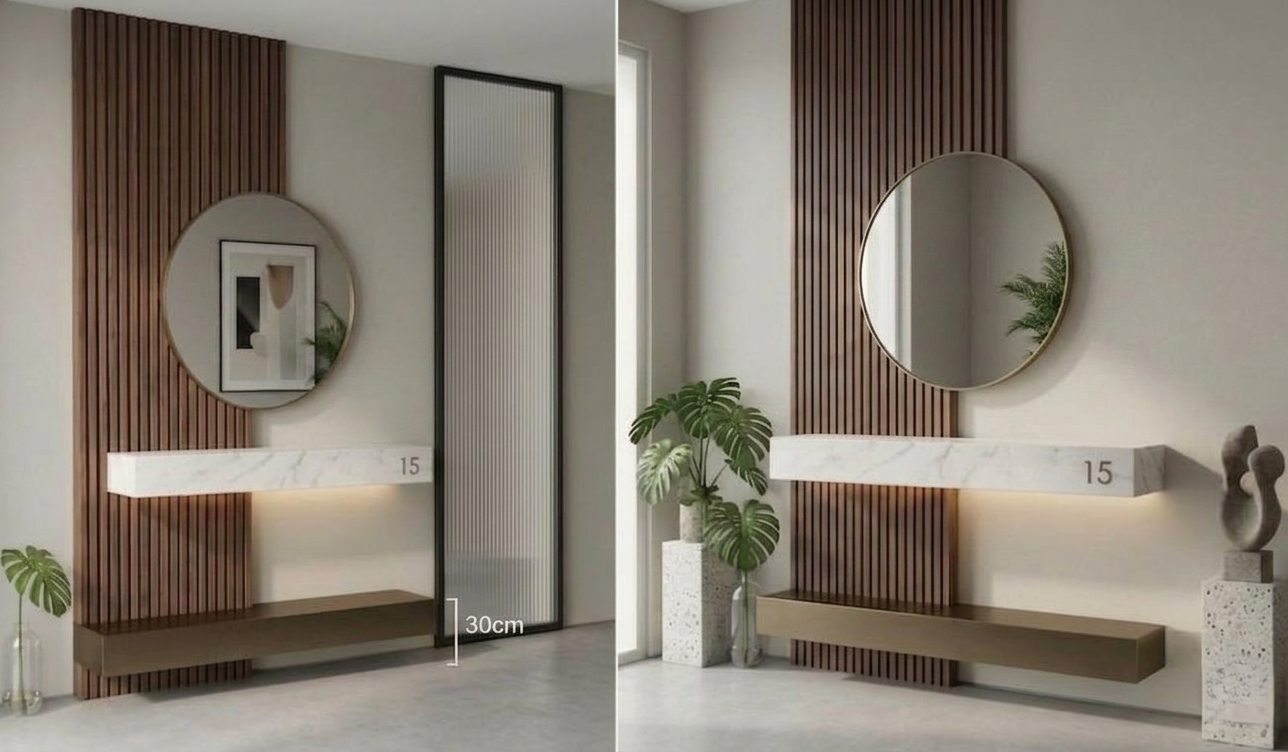 SPIRO CONSOLE -STRIPE 100 & MIRROR