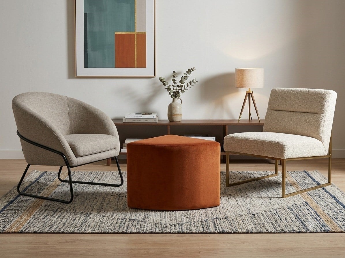 TRIANGULAR POUF