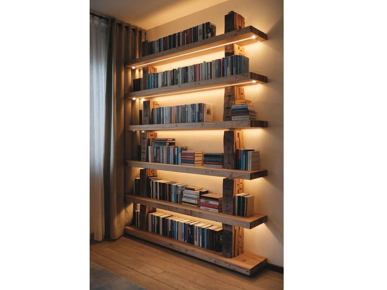 TURE LED LIGHT BOOK SHELF 