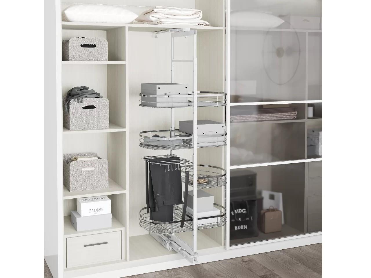 TURNING WARDROBE MECHANISM