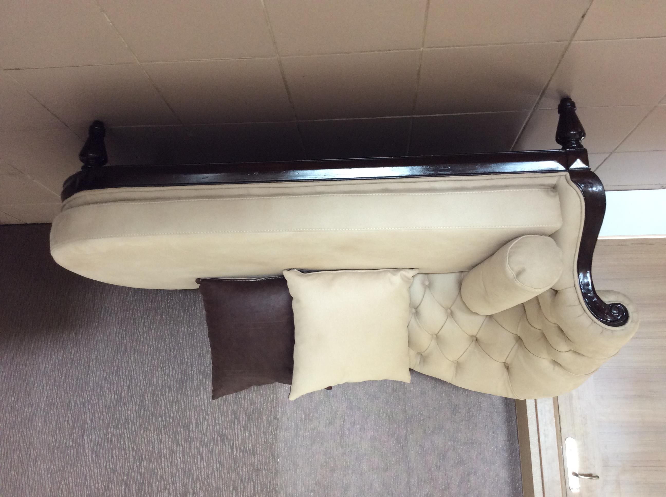 TWO SEATER FOAM -FABRIC UPHOLSTERY