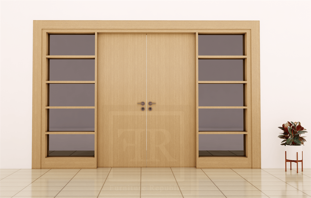 TWO SHELF SIDELITE 280 DOUBLE DOOR