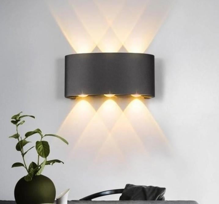 URANUS WALL BRACKET BLACK LED LIGHT
