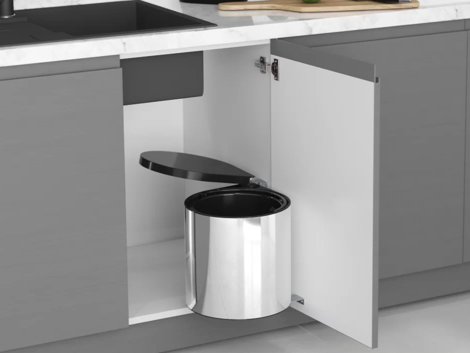 WASTE BIN 10LT AUTOMOTIC COVER