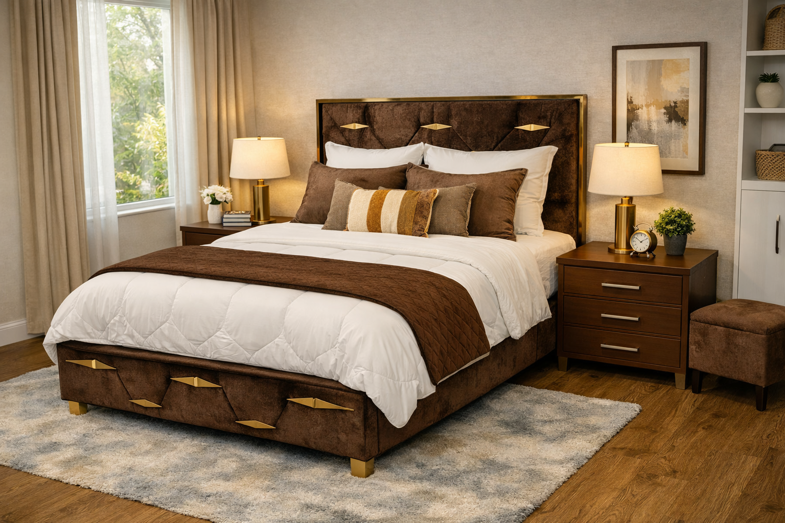 YILDIZ BEDSTEAD 200x180 EURO